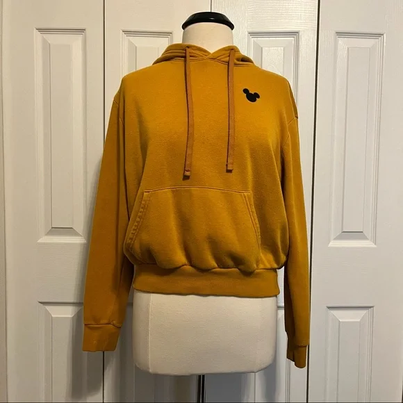 H&M x Disney Yellow Mickey Hoodie, Medium - Picture 2 of 8